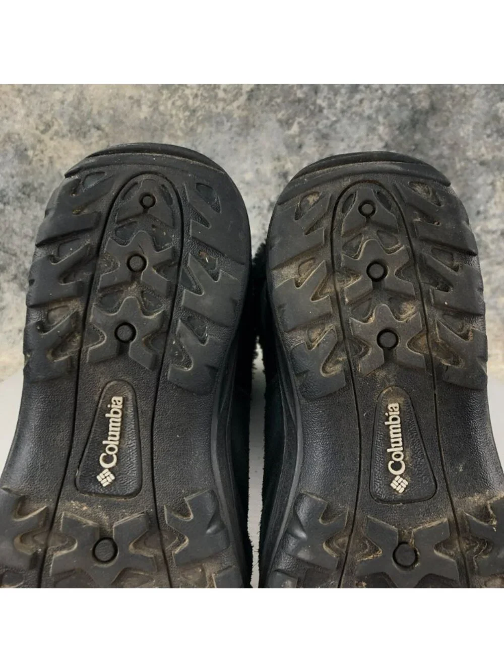 Columbia Women's Size 6.5 Ice Maiden II Black Quilted Waterproof Winter Boots